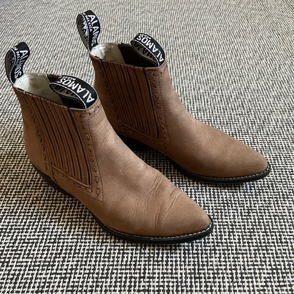 Alamos Authentic Mexican Ankle Cowboy Boots - Picture 1 of 7